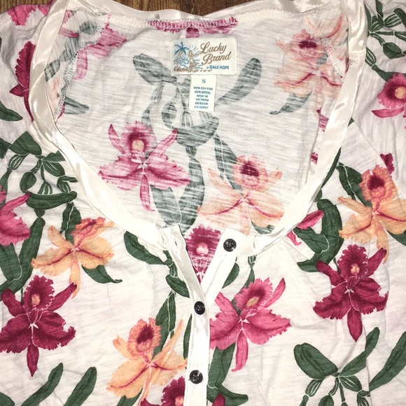 Lucky Brand | Tops | Exclusive Lucky Brand By Dale Hope Button Tee ...